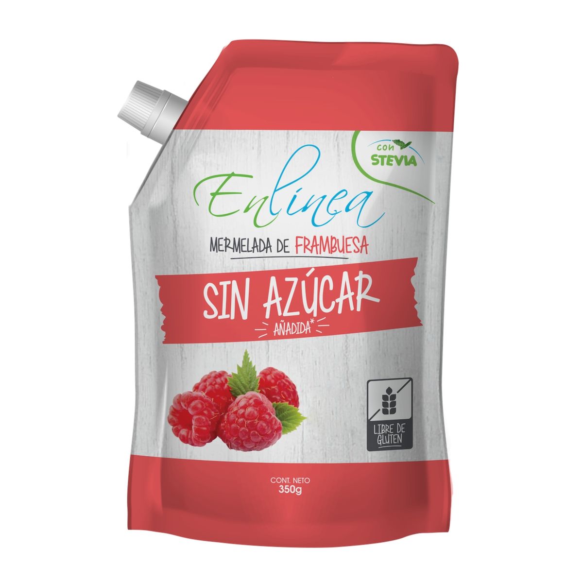 EN LINEA - Mermelada de Frambuesa Sin Azúcar Dopypack En Linea 350 g