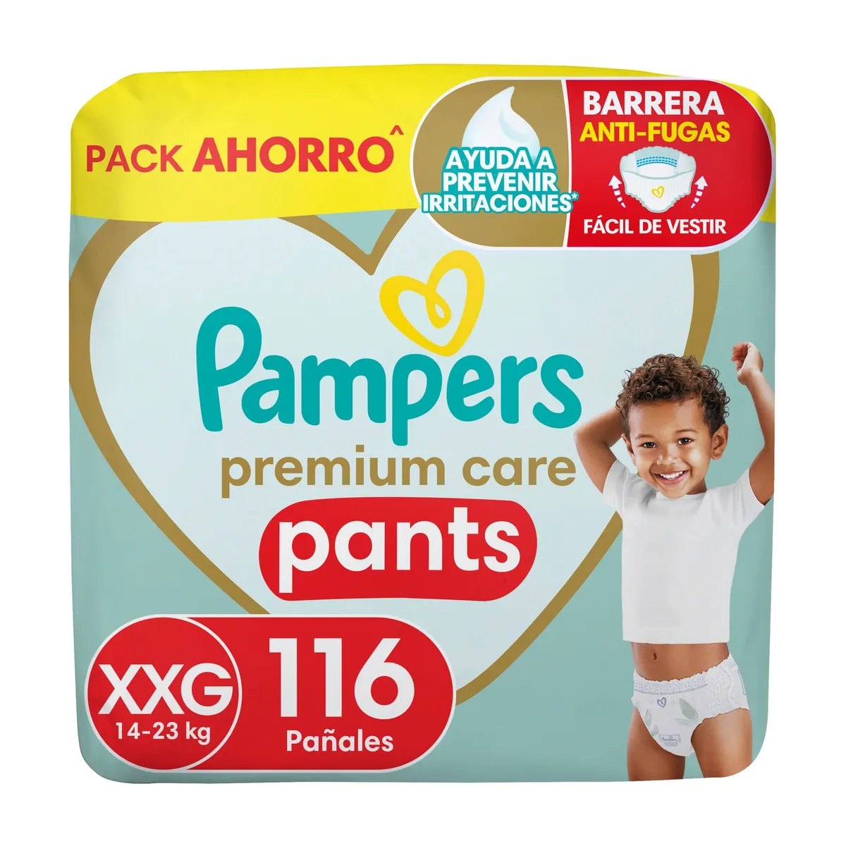 PAMPERS - Pañales Desechables Pants Premium Care XXG Pampers 116 un