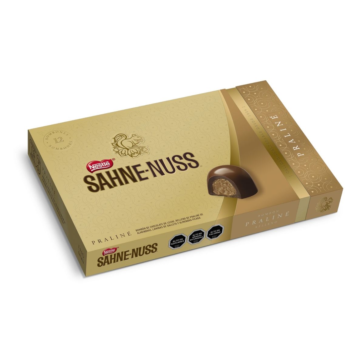 SAHNE NUSS - Bombones de Chocolate Praline Sahne Nuss 144 g