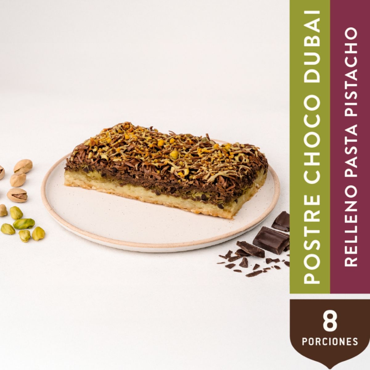 SUK - Postre Chocolate Dubai Pistacho Suk 590 g
