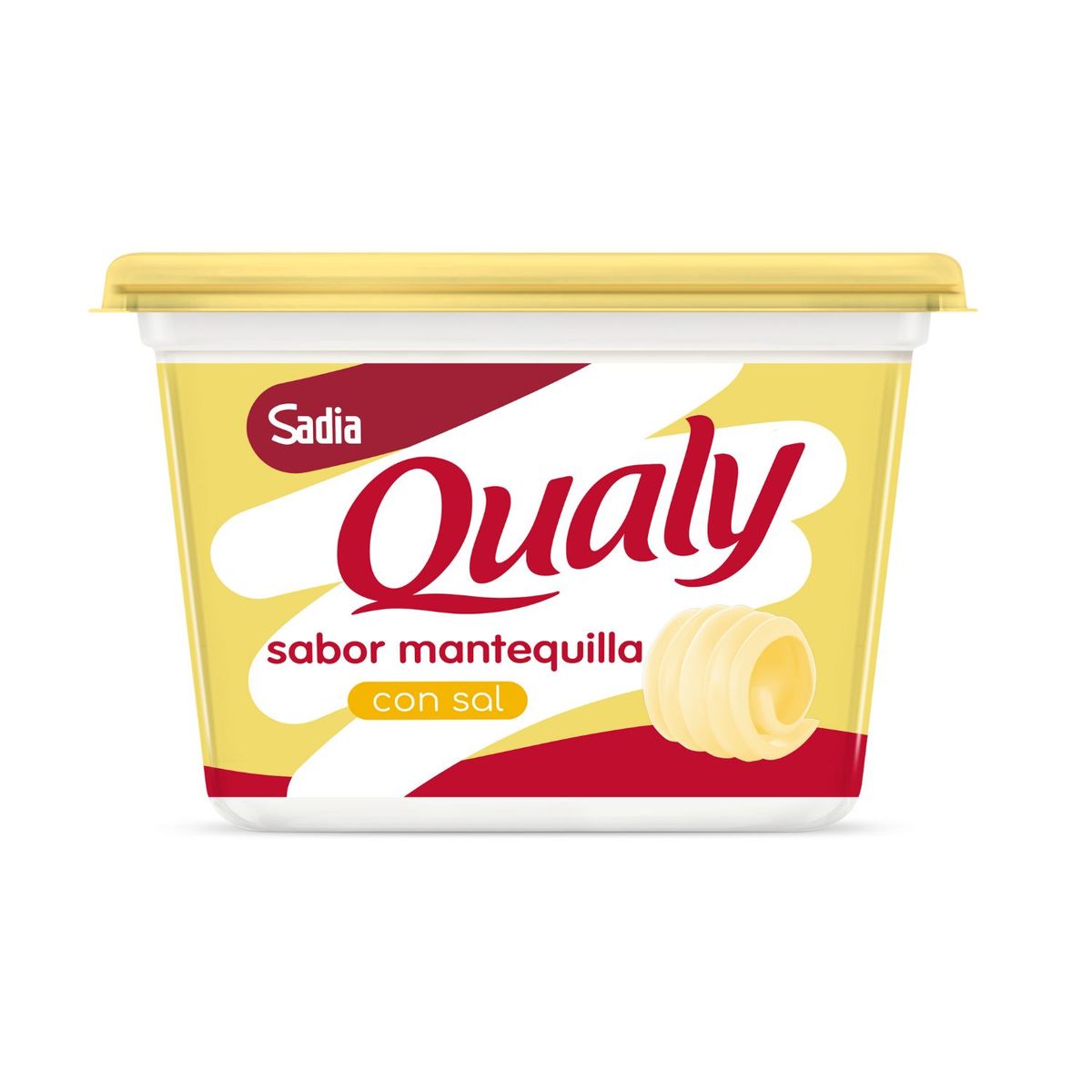 QUALY - Margarina con Sal Sabor Mantequilla Qualy 500 gr