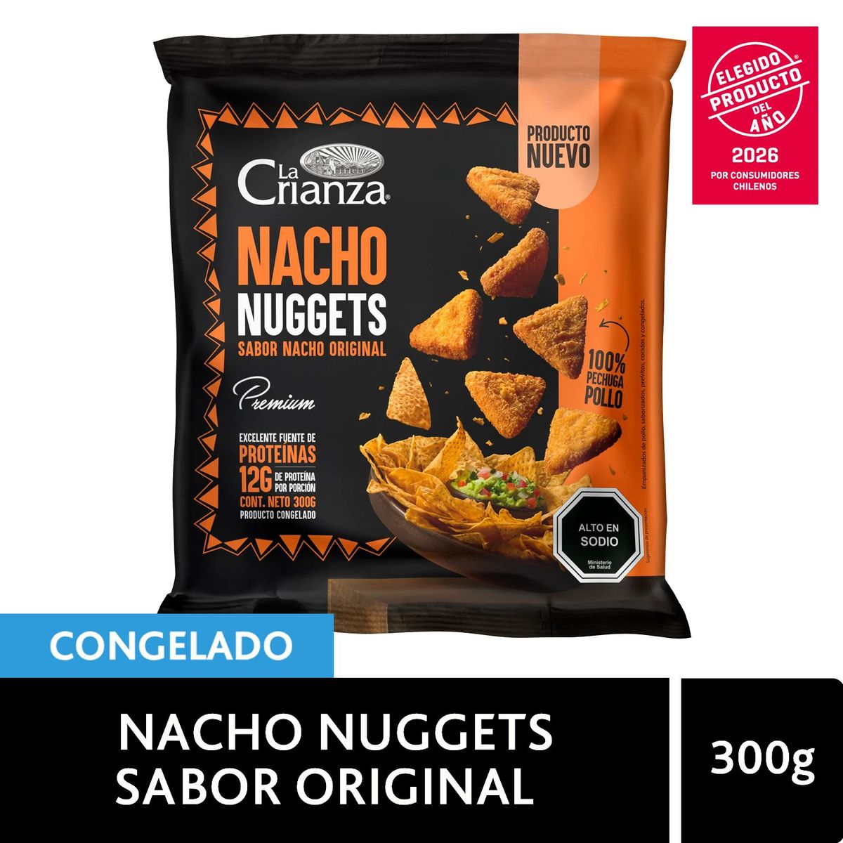 LA CRIANZA - Nacho Nuggets Original Congelados La Crianza 300 g