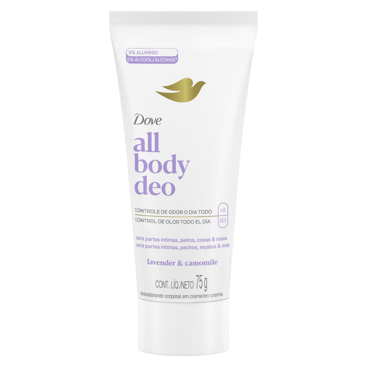 DOVE - Desodorante Crema All Body Deo Lavanda y Manzanilla Dove 75 gr