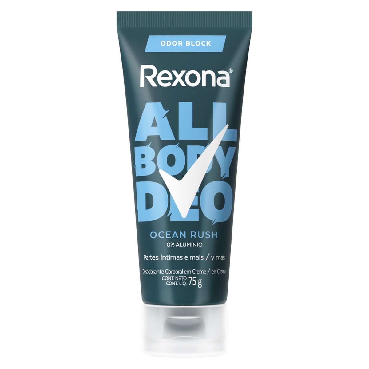 REXONA - Desodorante Crema Ocean Rush Men Rexona 75 gr