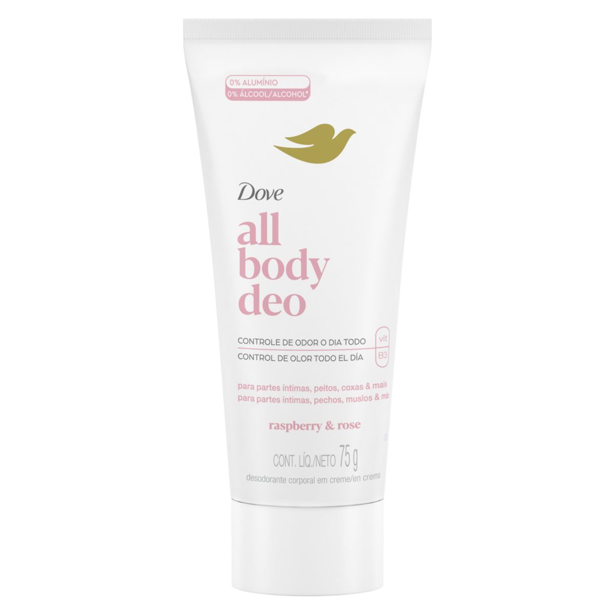 DOVE - Desodorante Crema All Body Deo Frambuesa y Rosa Dove 75 gr