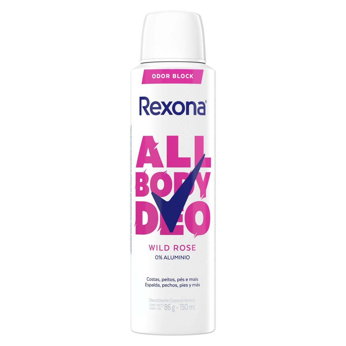 REXONA - Desodorante Aerosol All Body Deo Wild Rose Women Rexona 150 ml
