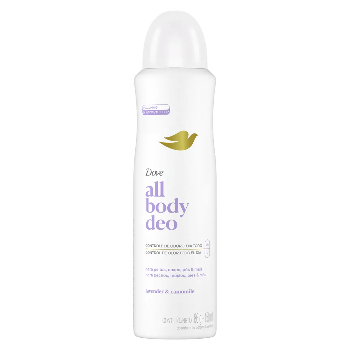 DOVE - Desodorante Aerosol Lavanda y Manzanilla Dove 150 ml