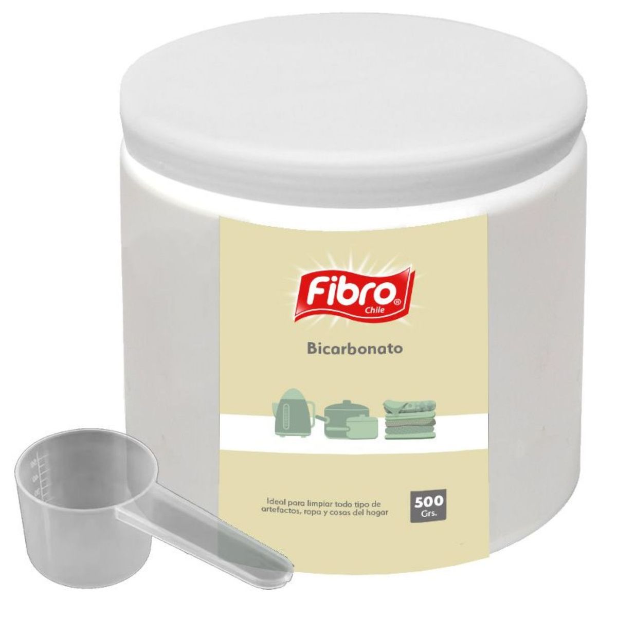 FIBRO - Bicarbonato de Limpieza Biodegradable Fibro 500 gr