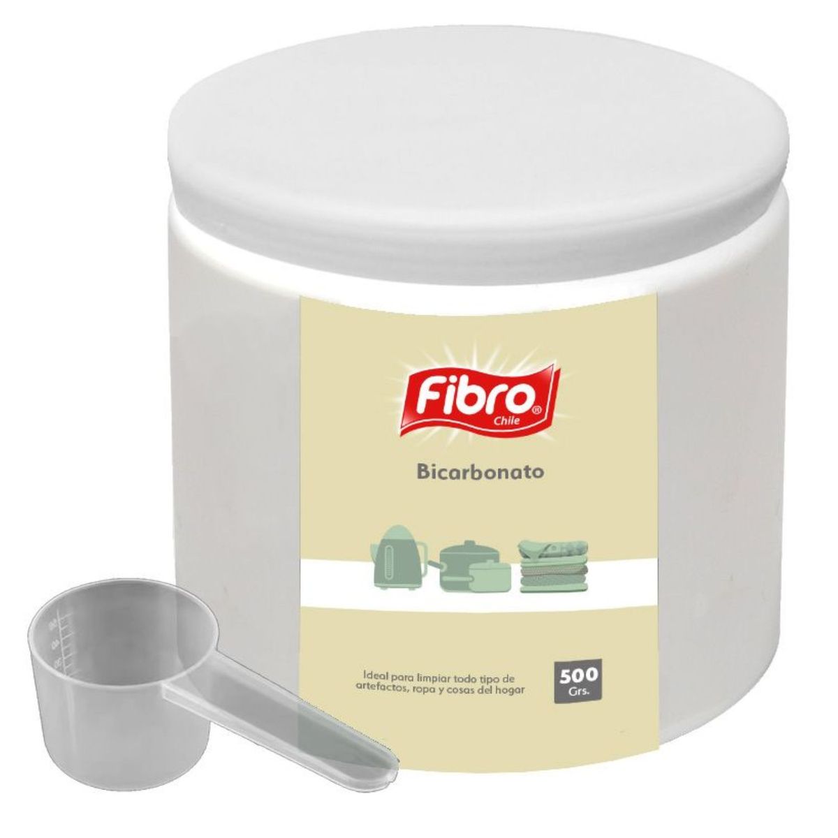 FIBRO - Bicarbonato de Limpieza Biodegradable Fibro 500 gr