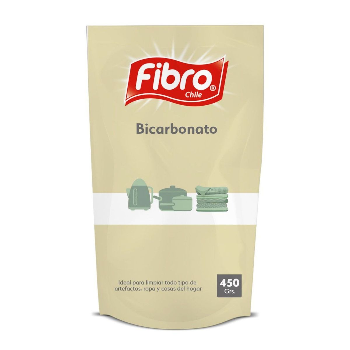 FIBRO - Bicarbonato de Limpieza Biodegradable Fibro 450 gr