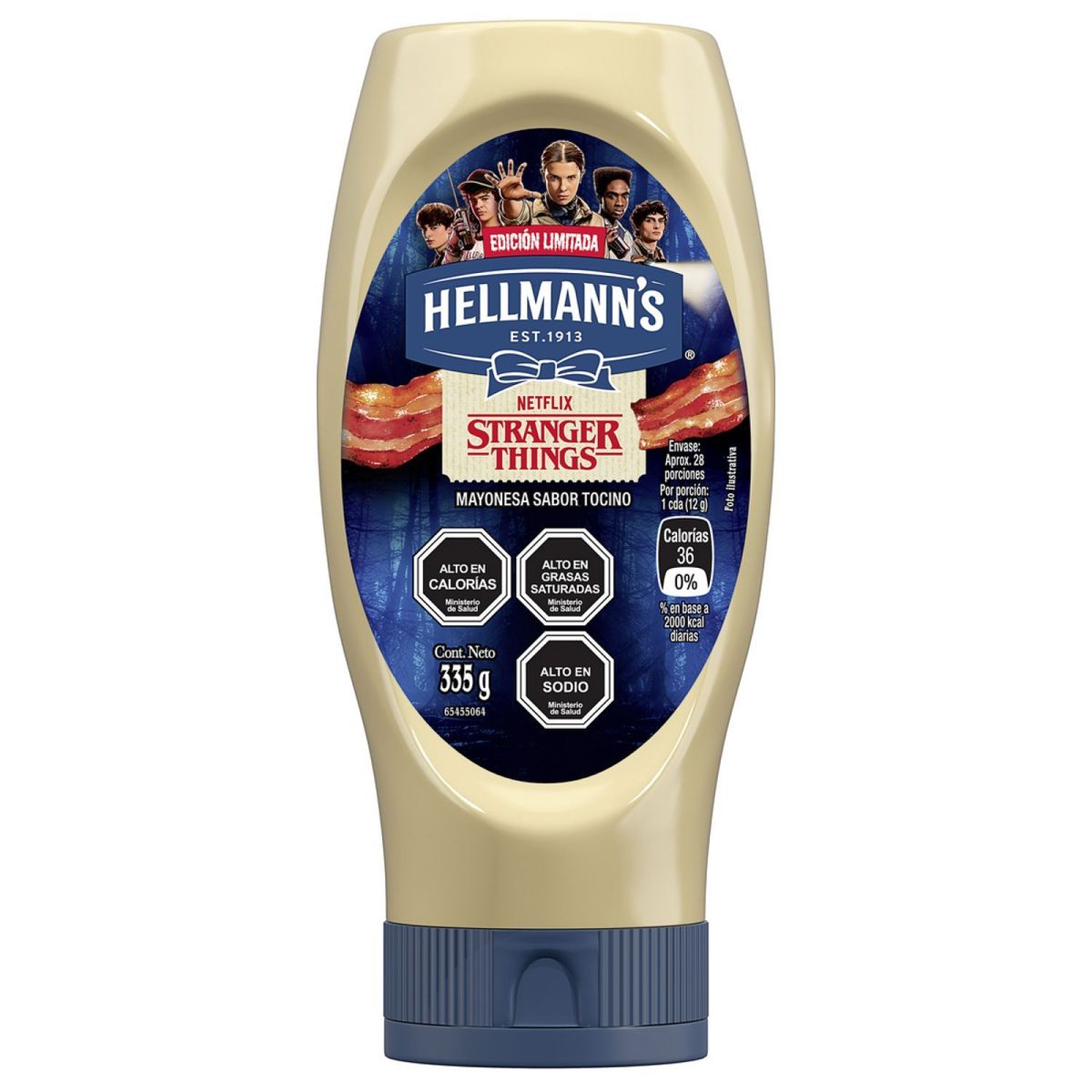 HELLMANN'S - Mayonesa Hellmann's Sabor Tocino 335 g
