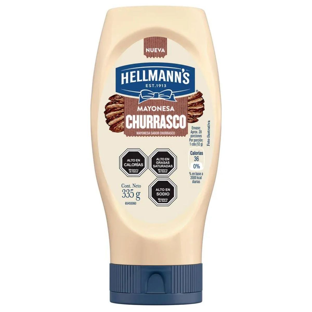 HELLMANN'S - Mayonesa Hellmann's Sabor Churrasco 335 g