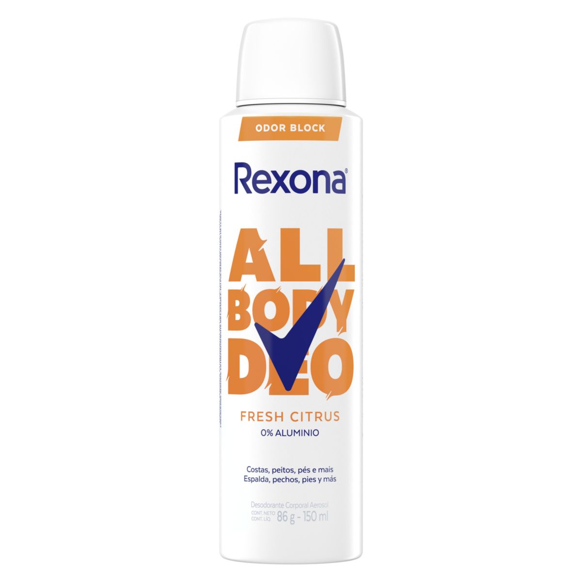 REXONA - Desodorante Aerosol All Body Deo Fresh Citrus Women Rexona 150 ml