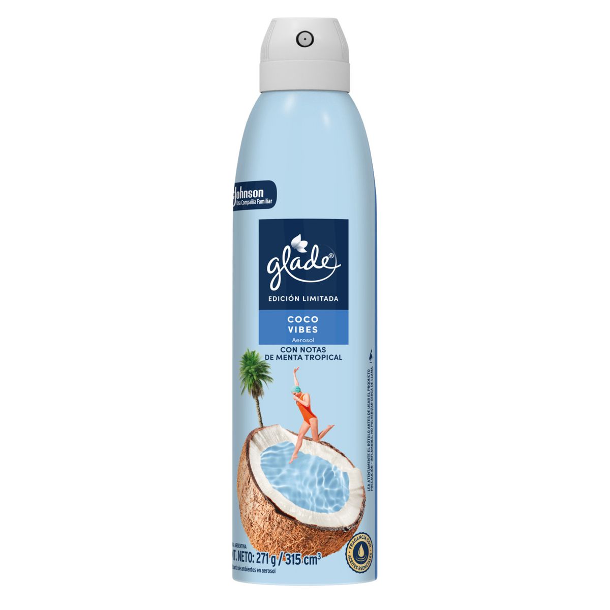 GLADE - Desodorante Ambiental Glade Aerosol Coco Vibes 315 ml