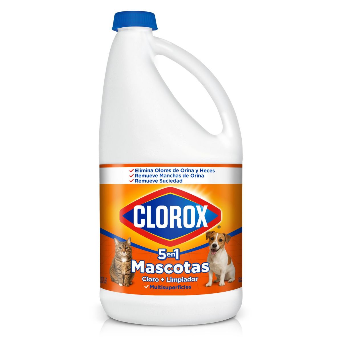 CLOROX - Cloro 5 en 1 Mascotas 1.9 lt Clorox