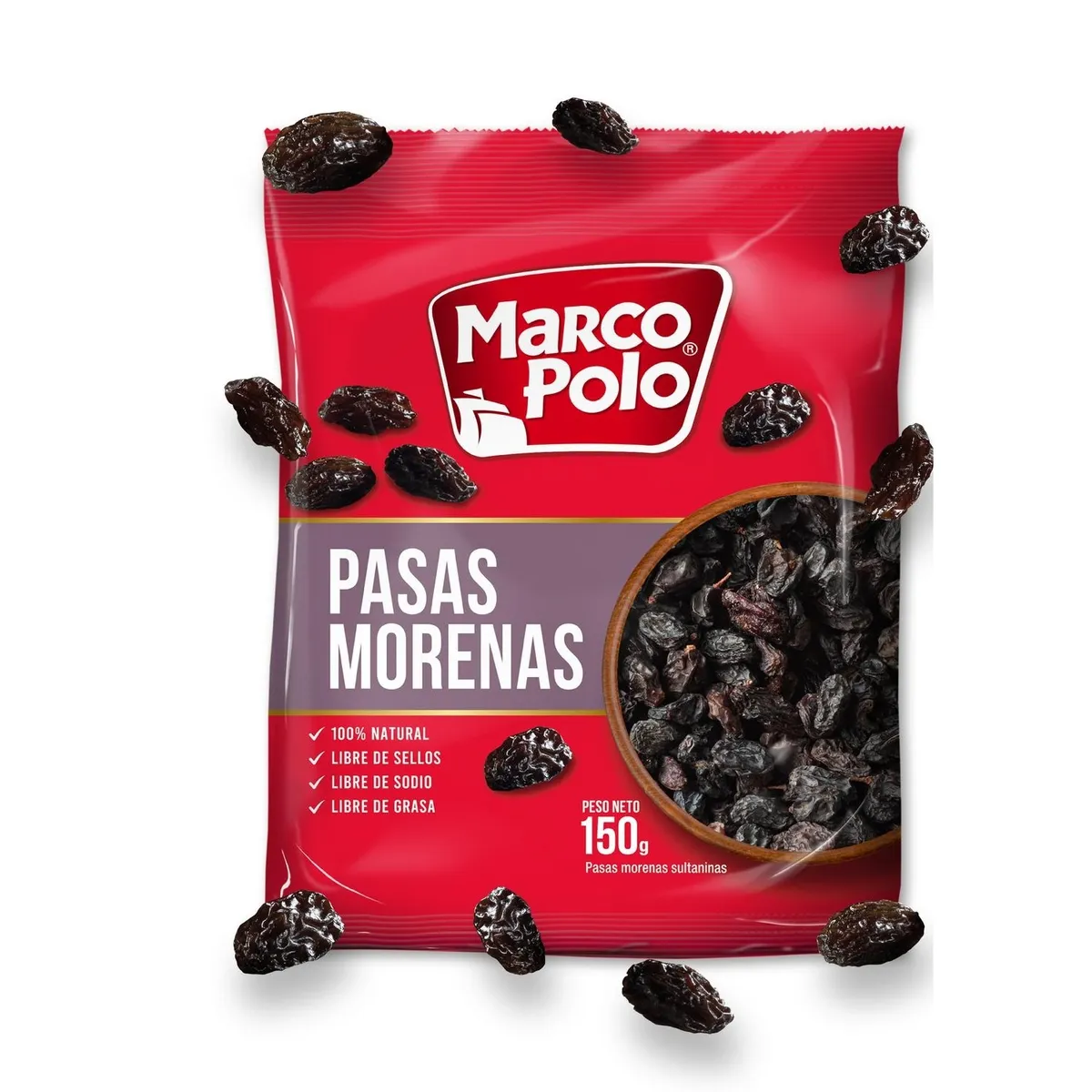 MARCO POLO - Pasas Morenas Marco Polo 150 g