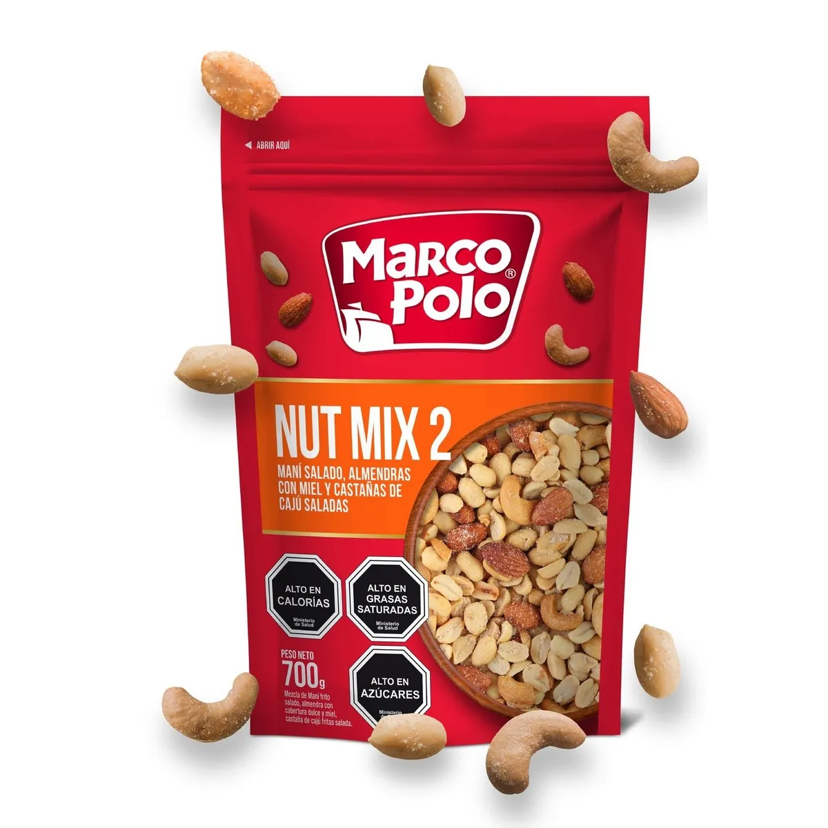 MARCO POLO - Mix de Frutos Secos Nut Mix 2 Marco Polo 700 g