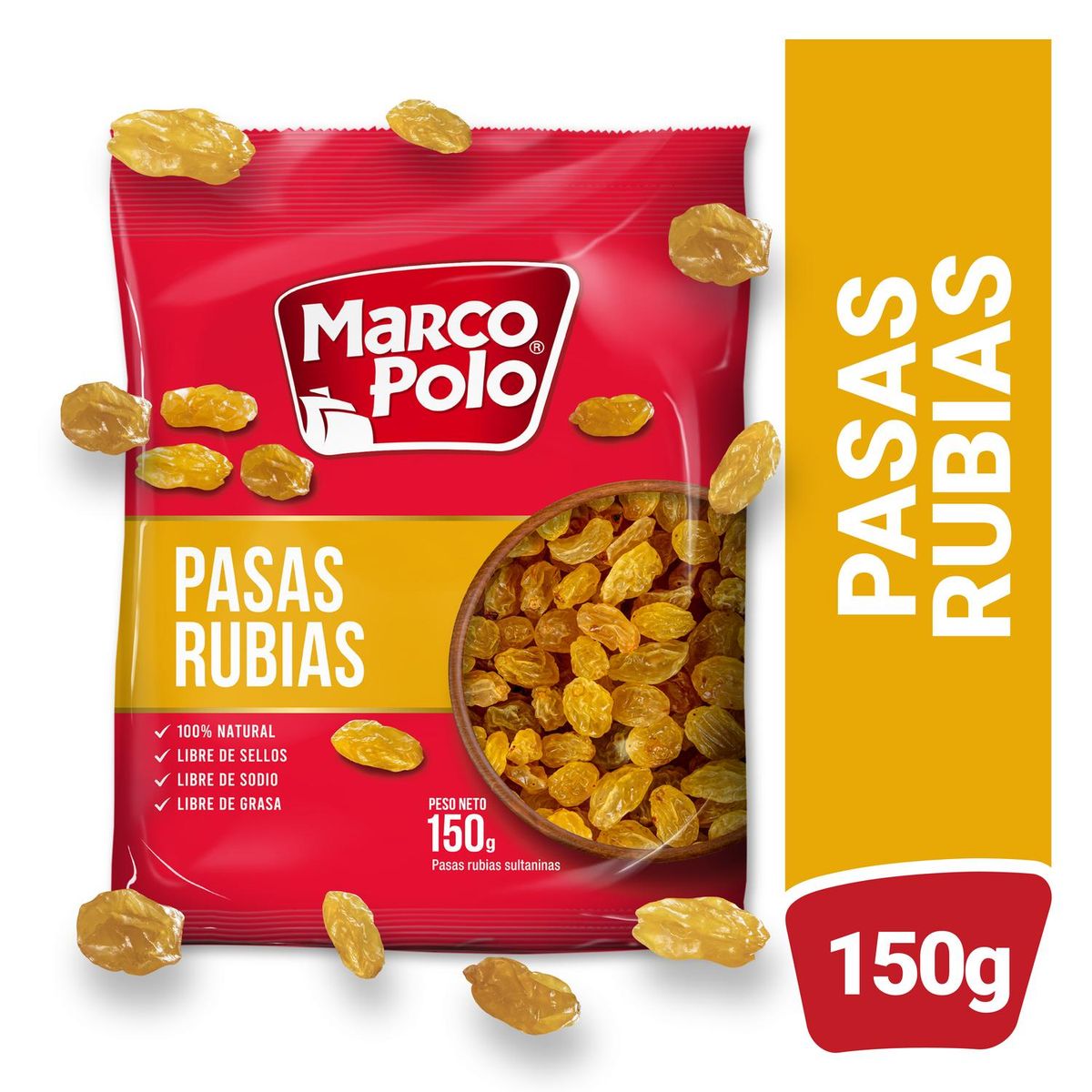 MARCO POLO - Pasas Rubias Marco Polo 150 g