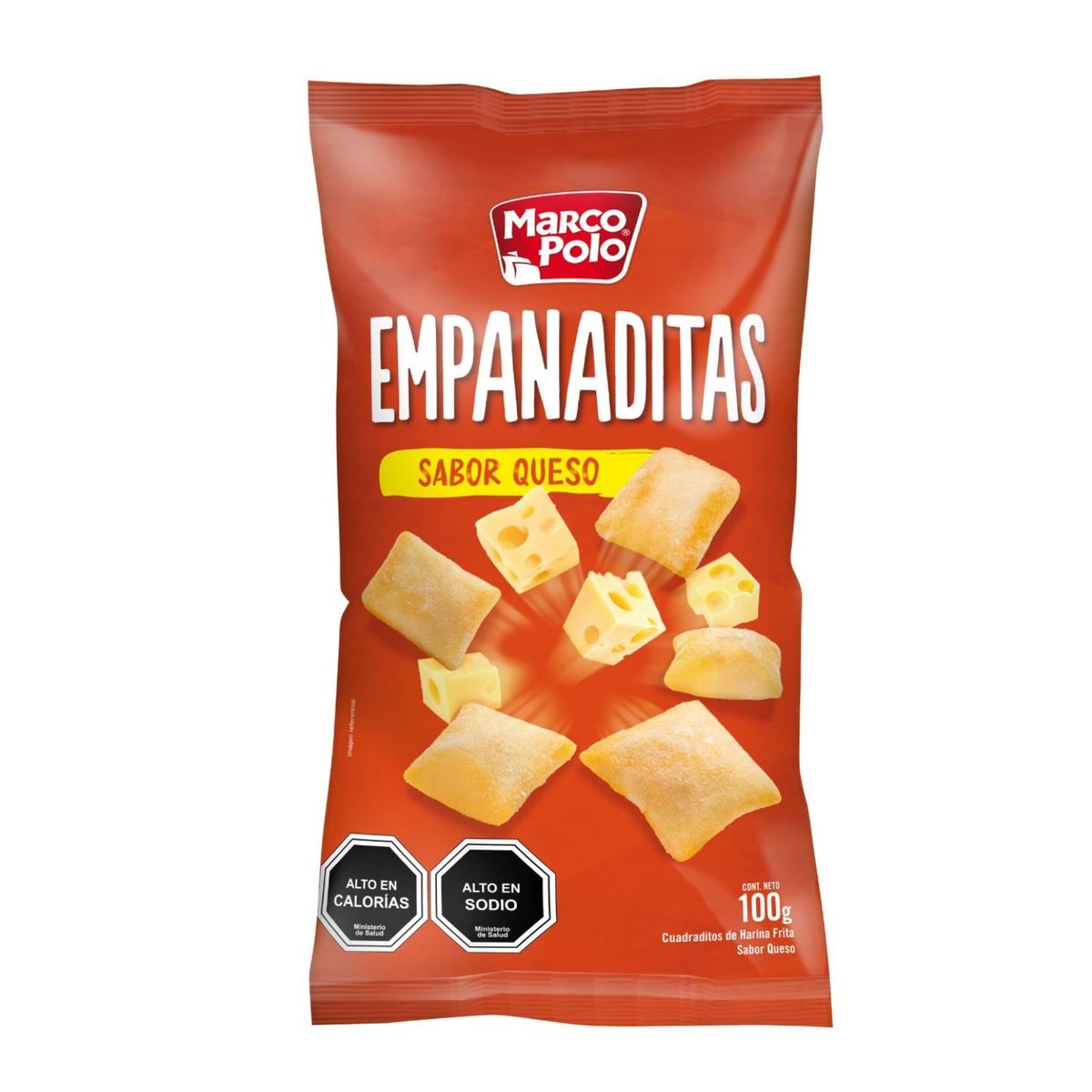 MARCO POLO - Snack Empanaditas Sabor Queso Marco Polo 100 g