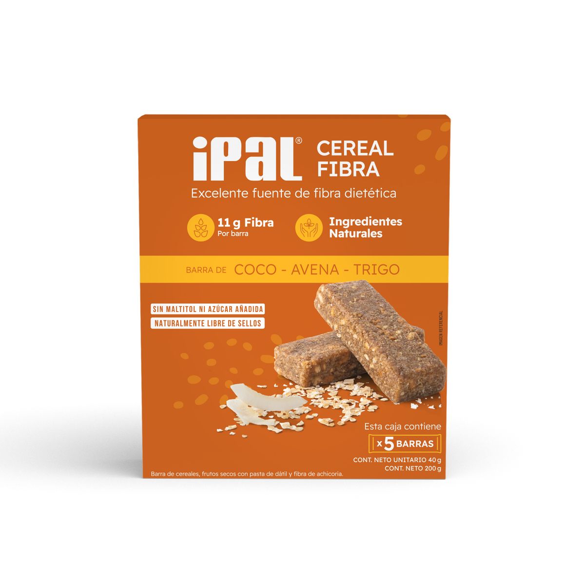 IPAL - Barras de Cereal Avena y Coco Ipal 5 x 40 g