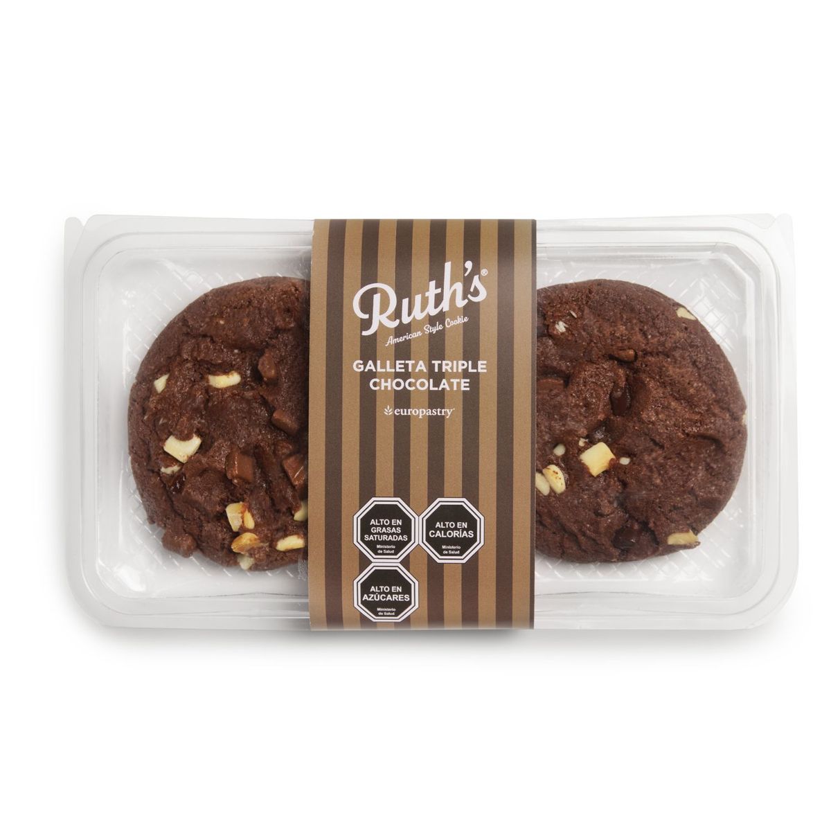 RUTH'S - Pack Galleta Triple Chocolate Ruth's 2 x 76 g