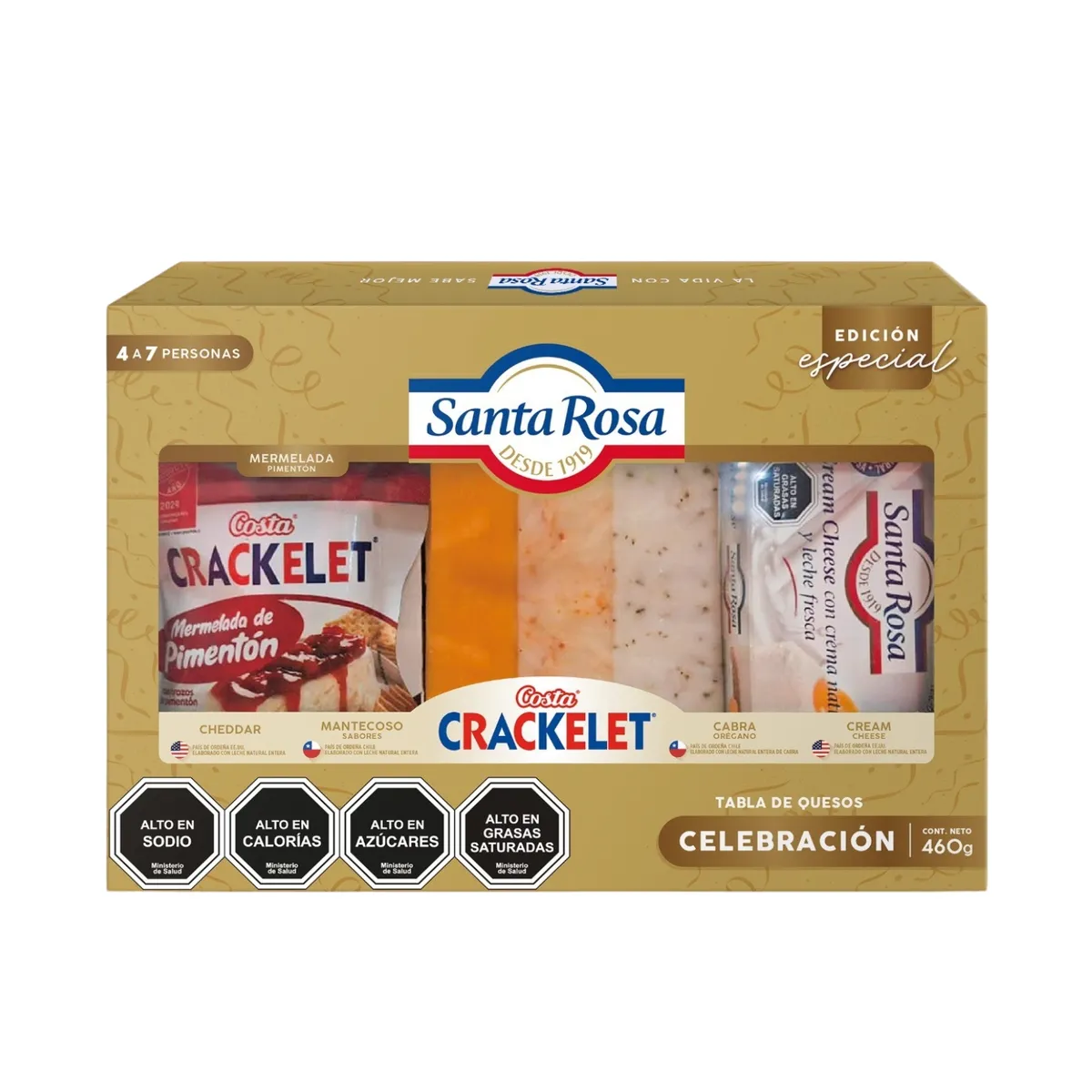 SANTA ROSA - Tabla de Quesos Celebración Santa Rosa 460 g