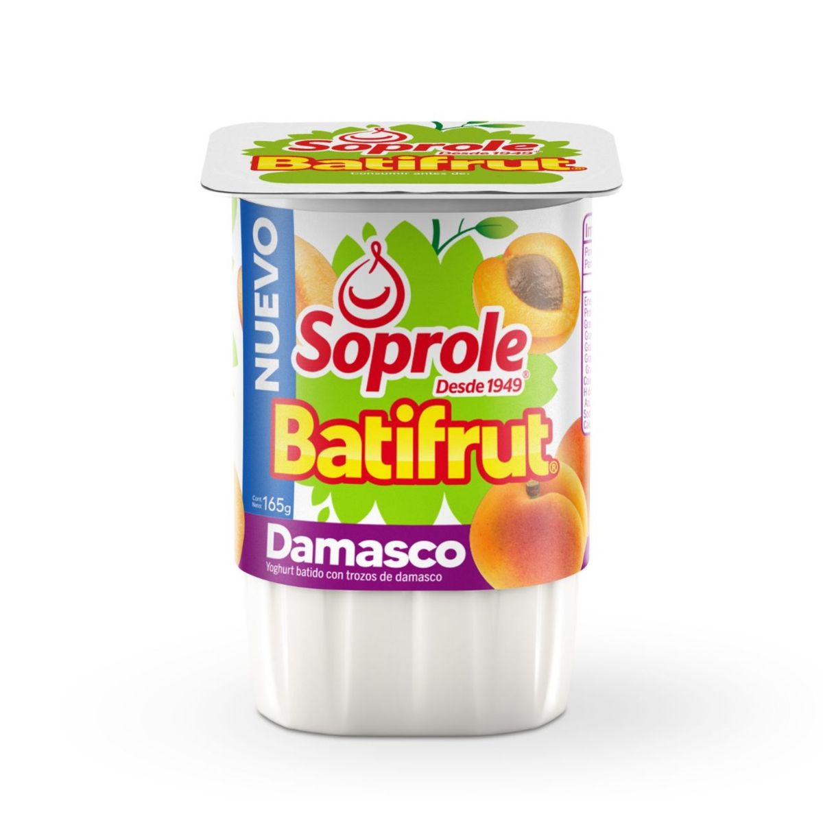 SOPROLE - Yoghurt Batifrut con Trozos de Damasco Soprole 165 g