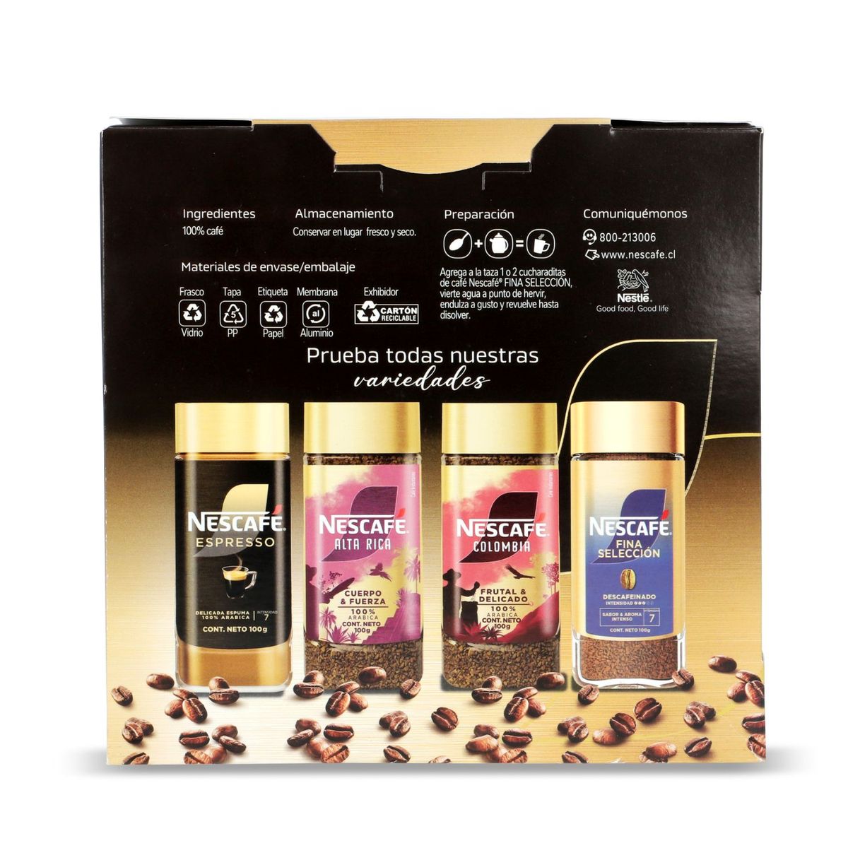 NESCAFE - Pack Café Instantáneo Fina Selección Nescafe 200 gr + Mug