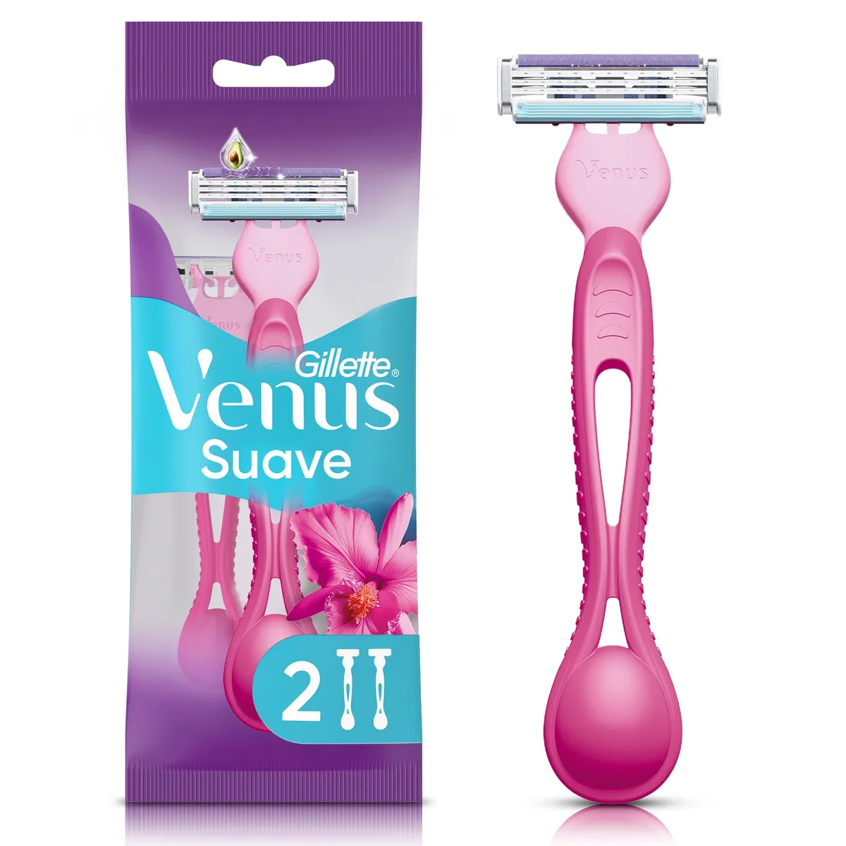 VENUS - Máquina de Afeitar Suave Desechable Venus 2 un