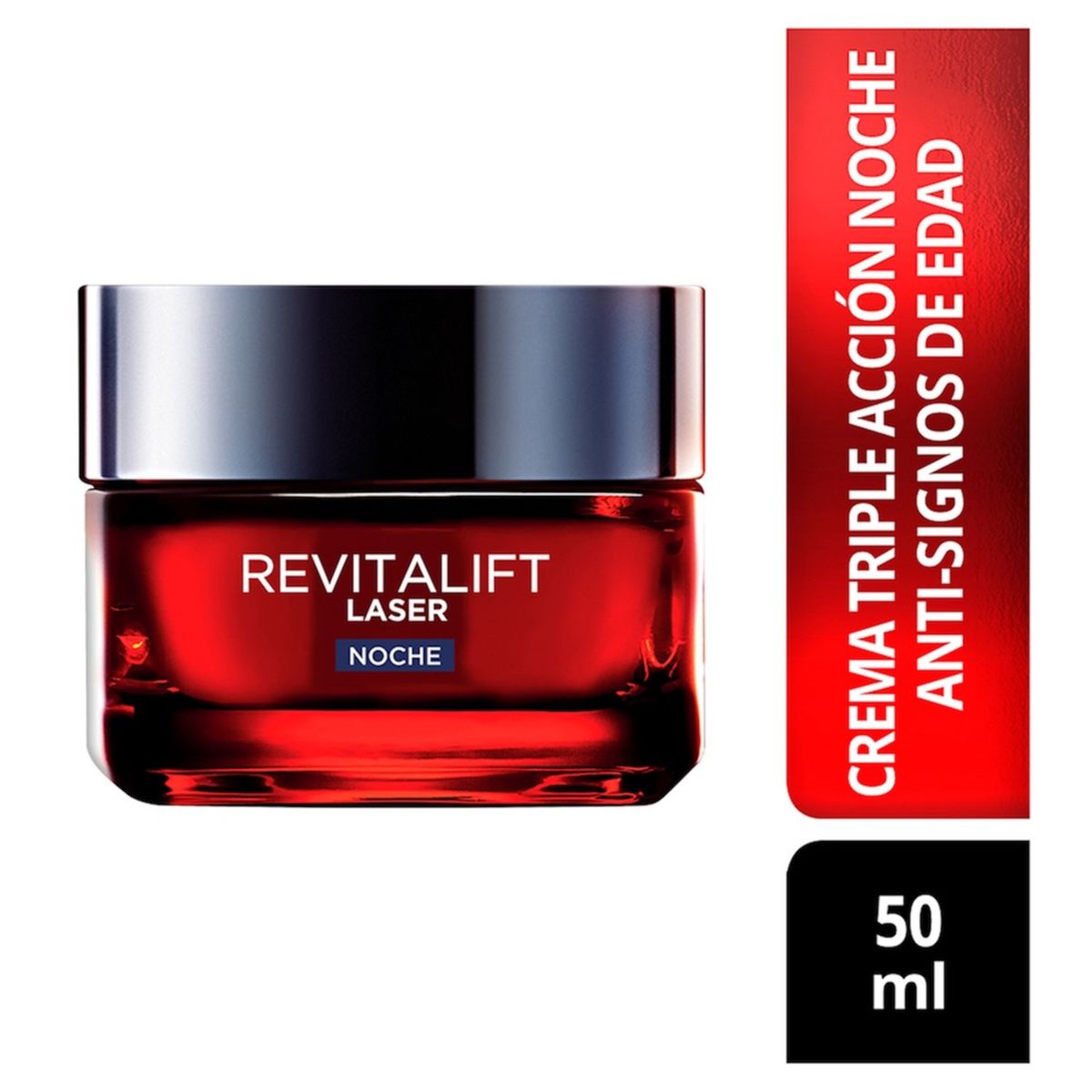 LOREAL - Crema Facial Revitalift Triple Acción Antiedad Noche Dermo Expertise 50 ml