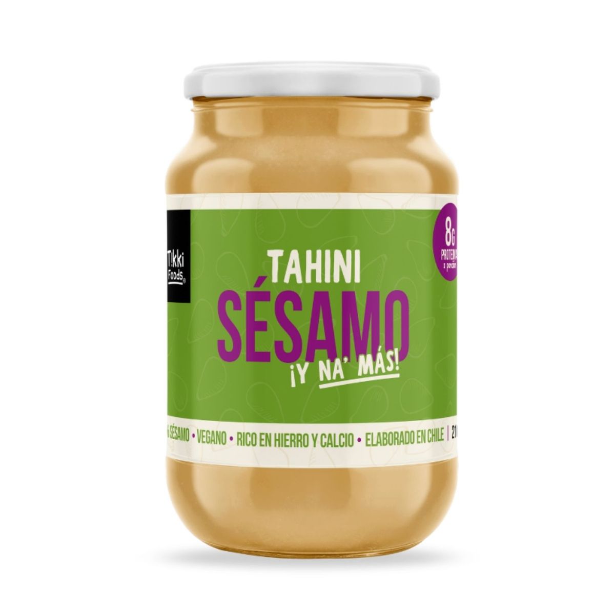 TIKKI FOODS - Tahini de Sésamo Vegano Tikki Foods 210 g