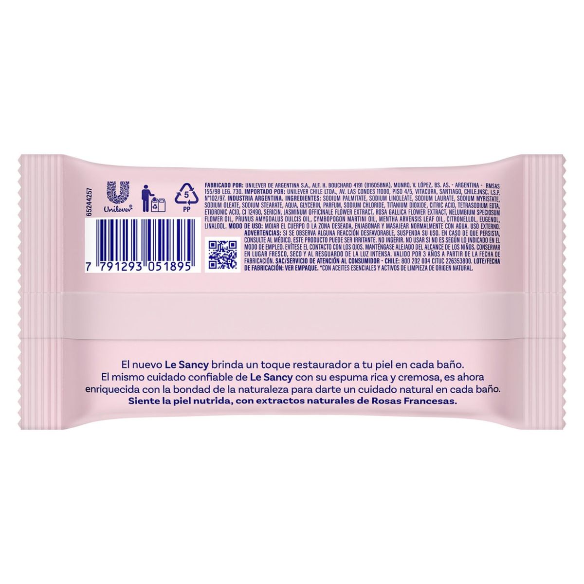 LE SANCY - Pack Jabón en Barra Rosas Francesas Le Sancy 120 gr