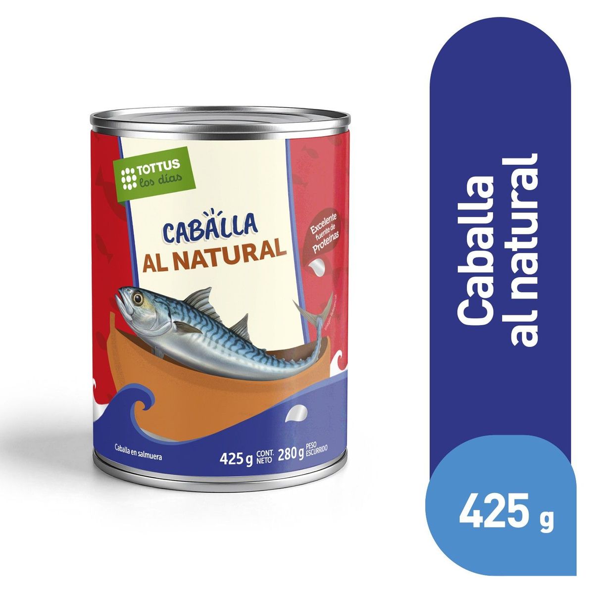 TOTTUS - Caballa al Natural Tottus 425 g