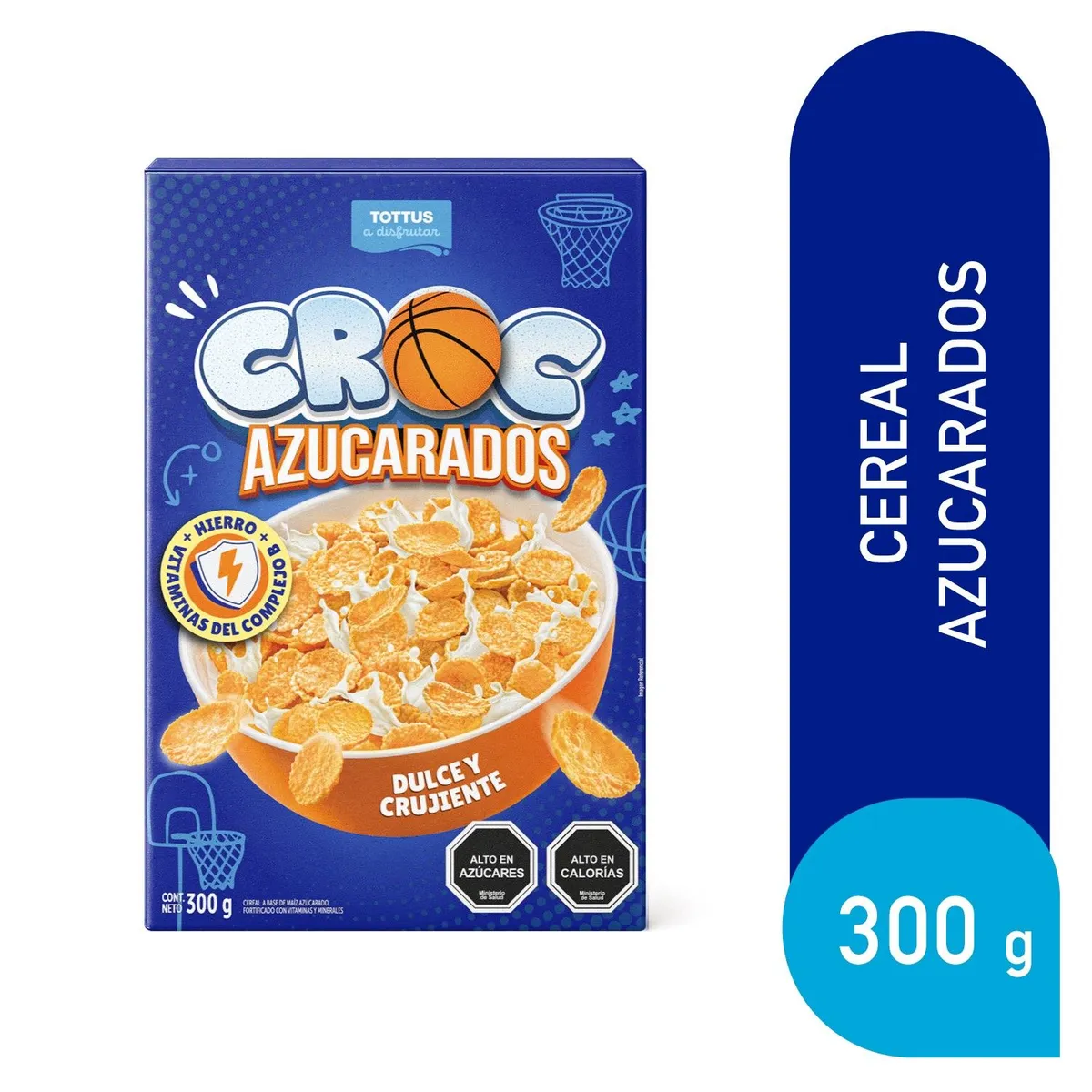 TOTTUS - CEREAL AZUCARADOS CROC TOTTUS 300GR