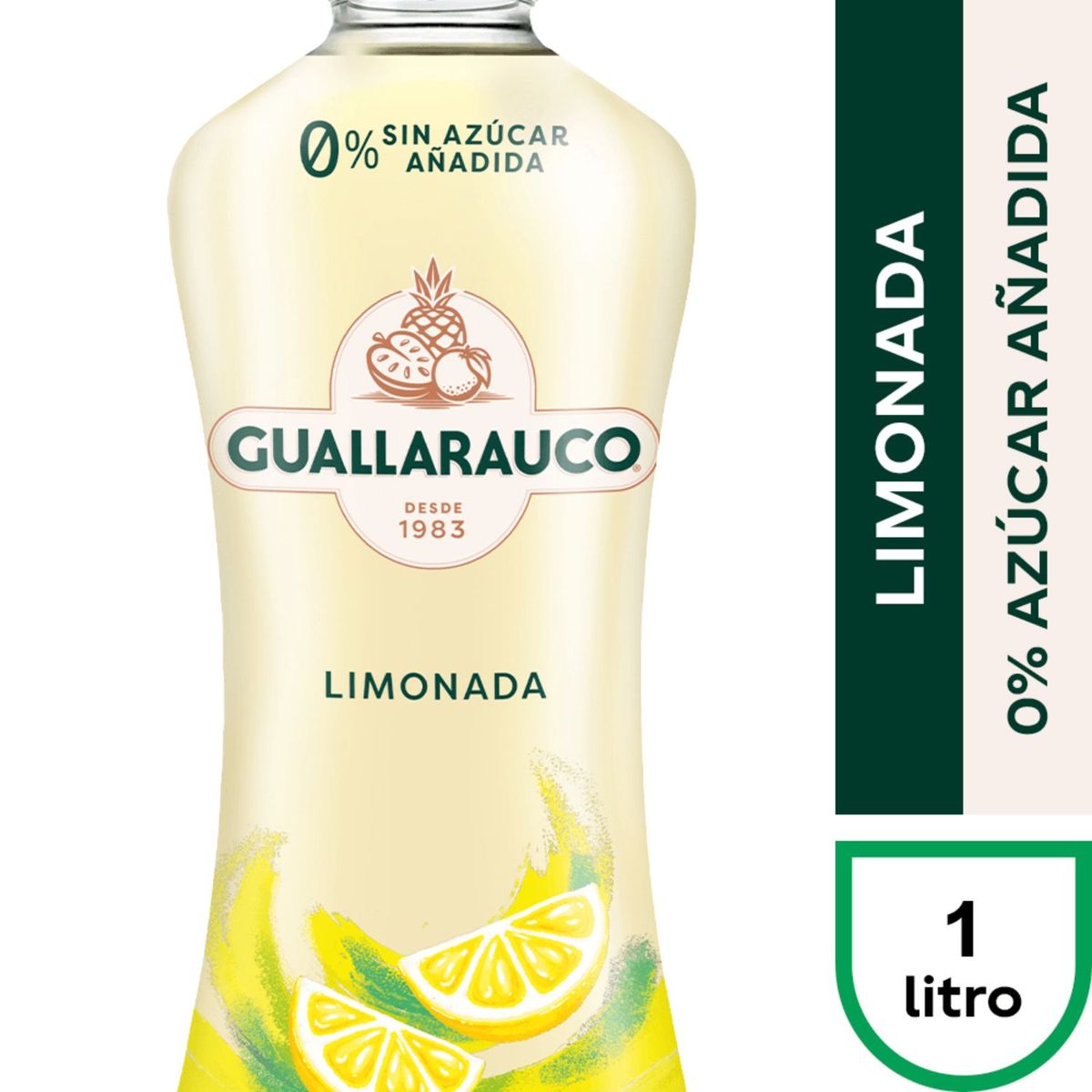 GUALLARAUCO - Limonada Sin Azúcar Guallarauco 1 L