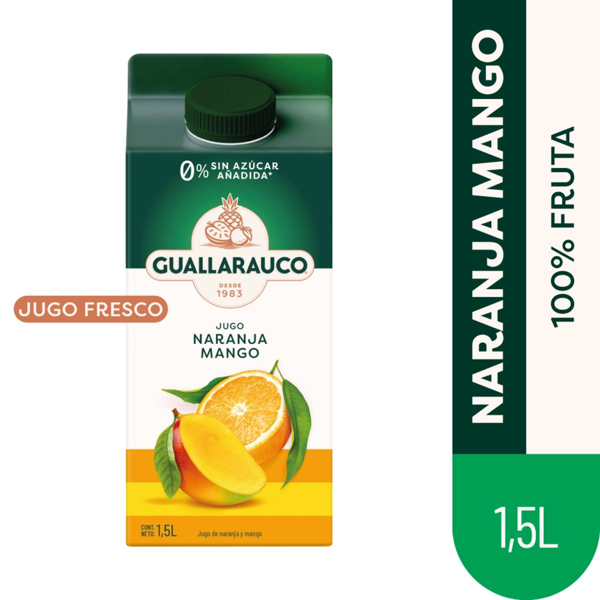 GUALLARAUCO - Jugo Fresco de Naranja y Mango Guallarauco 1.5 L