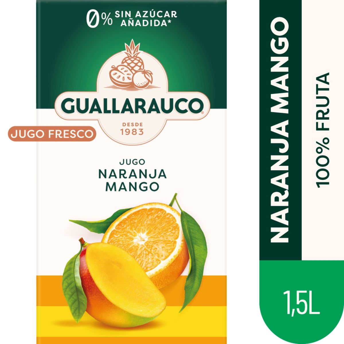 GUALLARAUCO - Jugo Fresco de Naranja y Mango Guallarauco 1.5 L