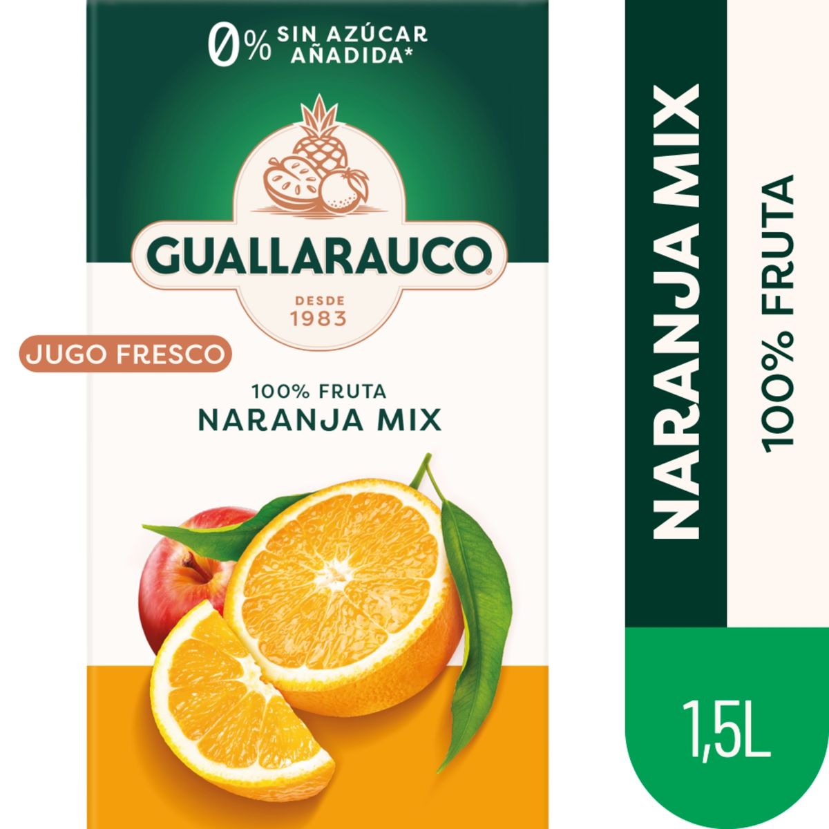 GUALLARAUCO - Jugo Fresco Naranja Mix Guallarauco 1.5 L