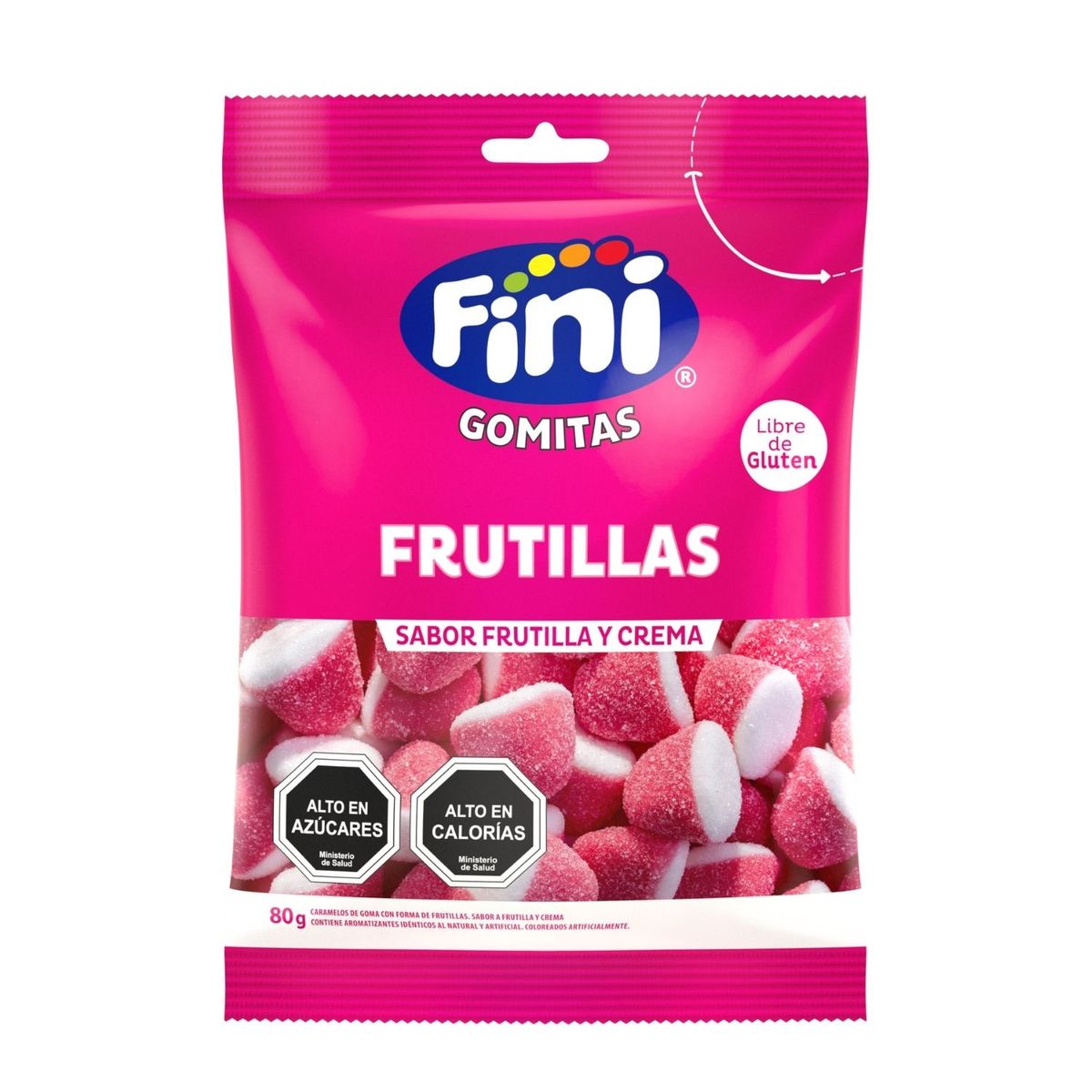 FINI - Gomitas Frutillas Fini 80 g