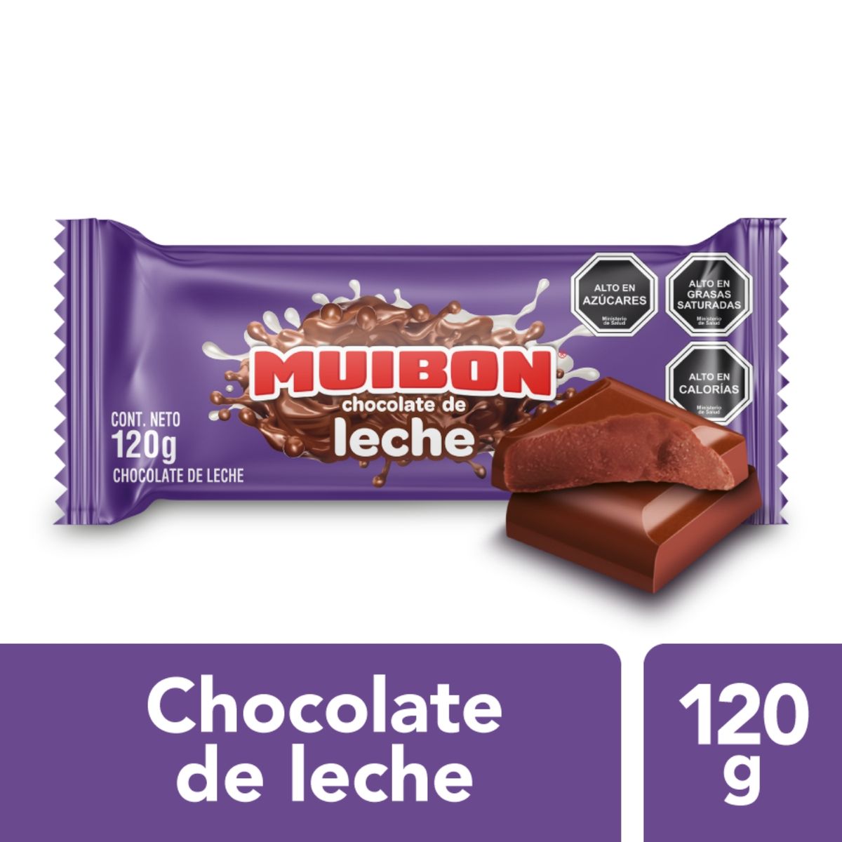 MUIBON - Barra de Chocolate con Leche Muibon 120 g
