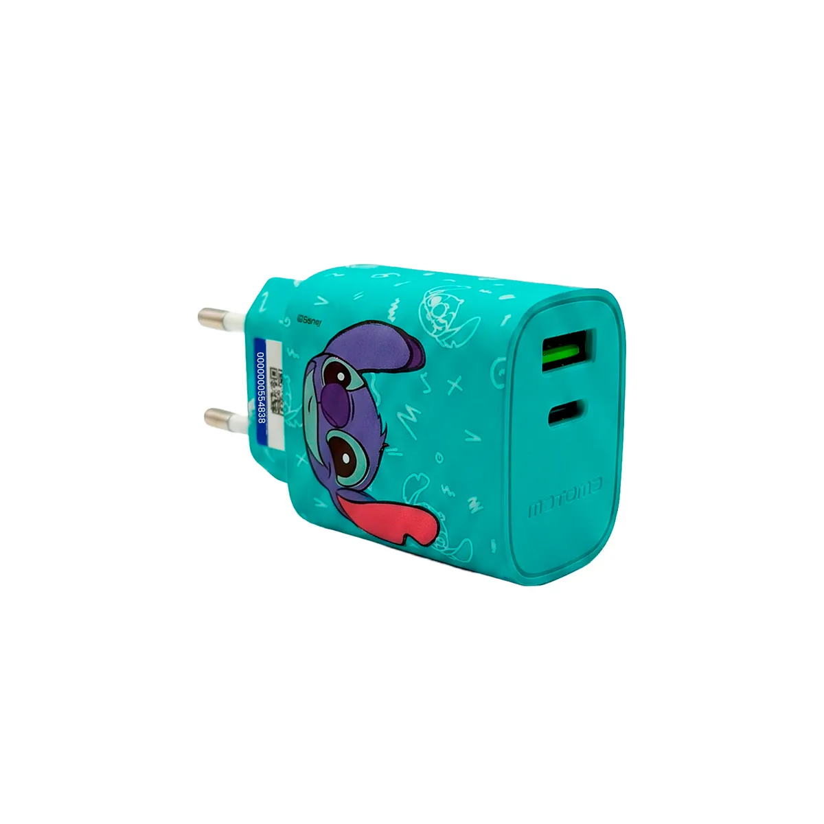 DISNEY - Cargador Celular Tipo C Stitch Disney