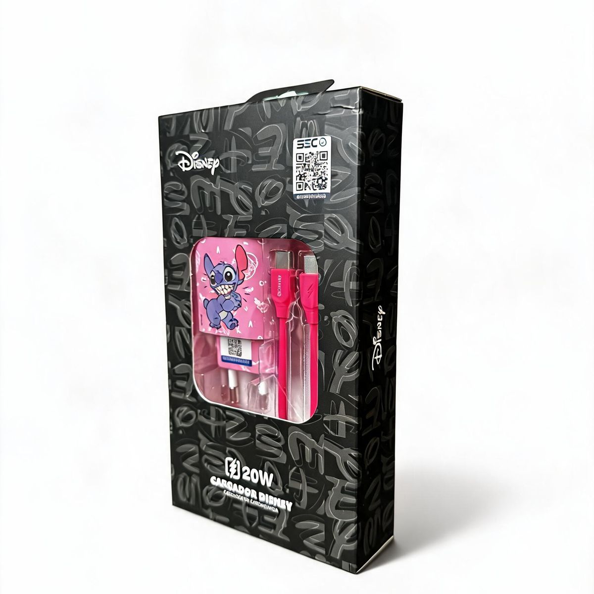 DISNEY - Cargador Celular Tipo C Stitch Disney