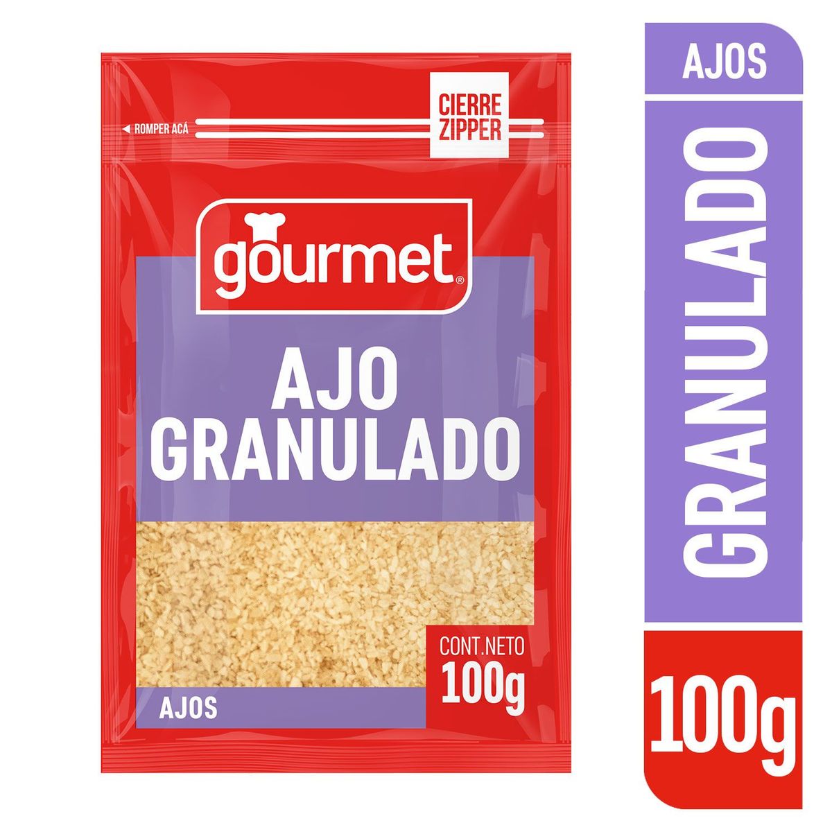 GOURMET - Ajo Ganulado Gourmet 100 g