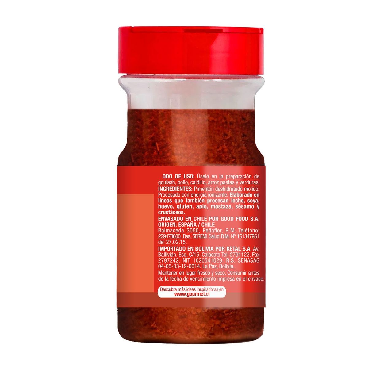 GOURMET - Pimentón Paprika Frasco Gourmet 160 g