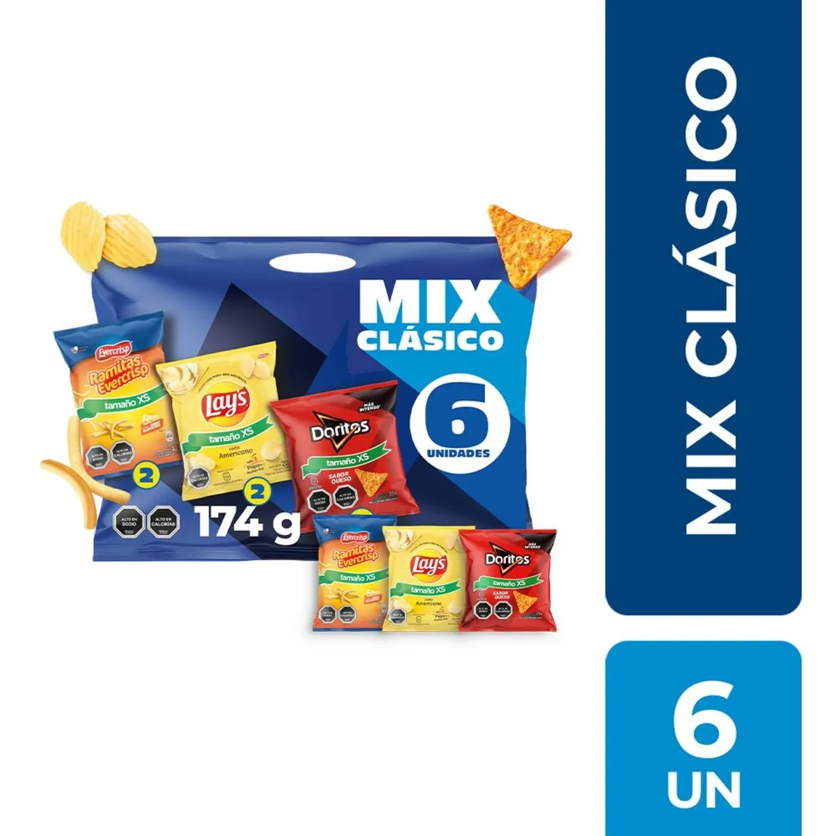 EVERCRISP - Pack Snack Surtidos Evercrisp 174 g