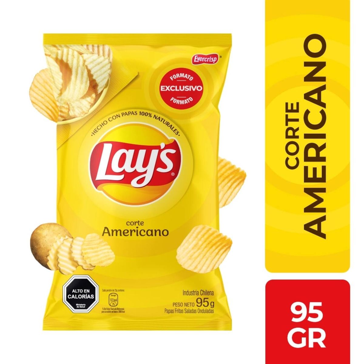 LAYS - Papas Fritas Corte Americano Lays 95 g