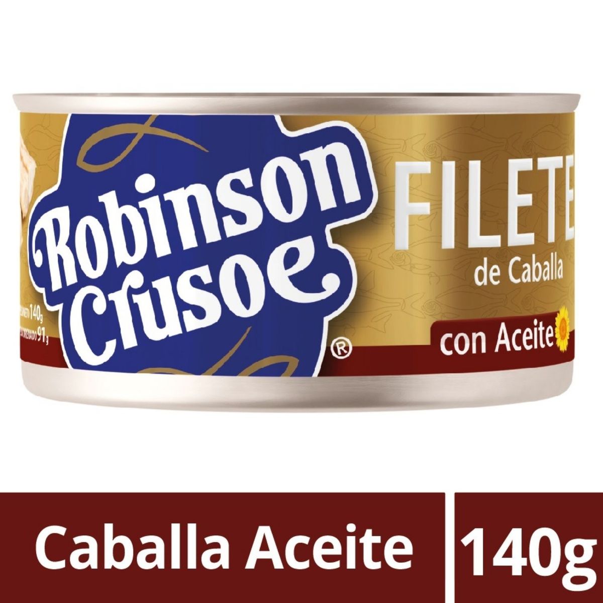 ROBINSON CRUSOE - Filete de Caballa en Aceite Robinson Crusoe 140 g