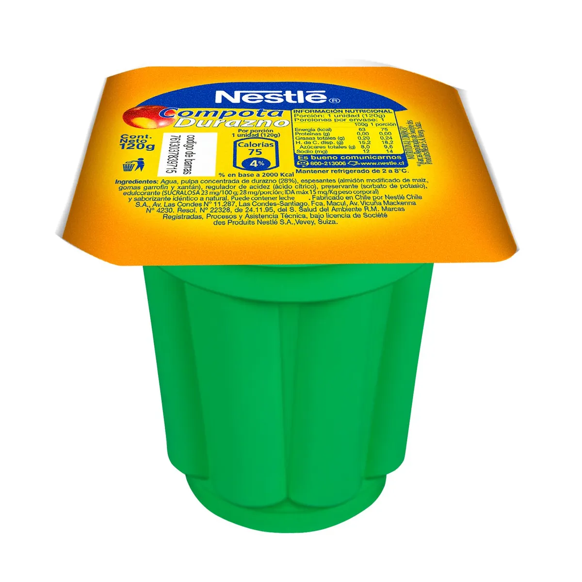 NESTLE - Compota Durazno Nestle 120 gr