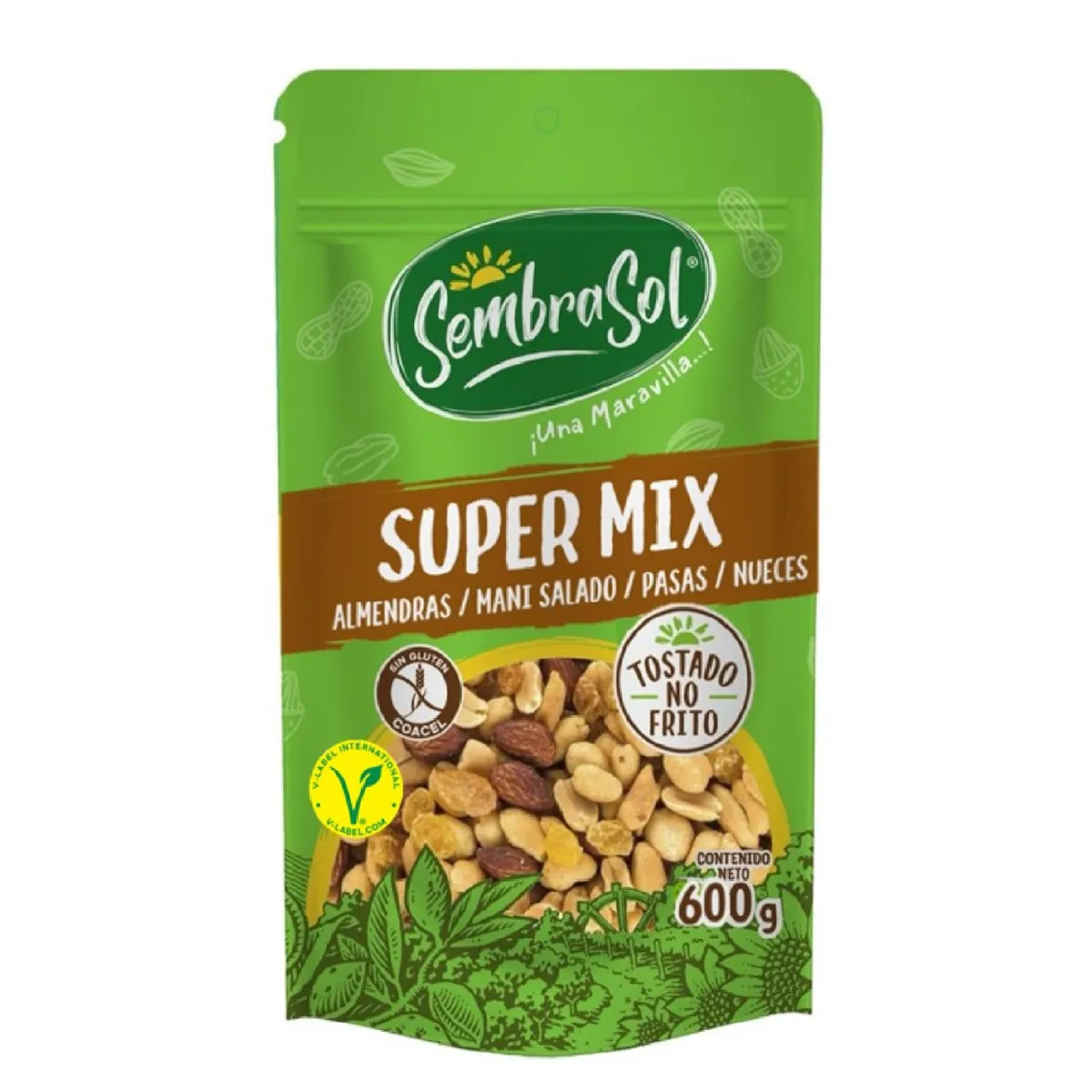SEMBRASOL - Super Mix de Frutos Secos Sembrasol 600 g