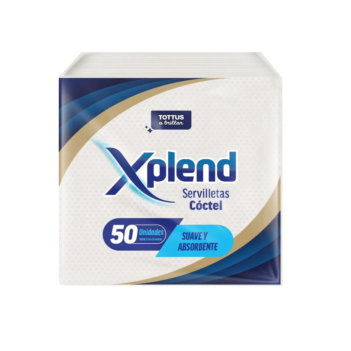  - Servilletas 23X24 Coctel Xplend 50 un